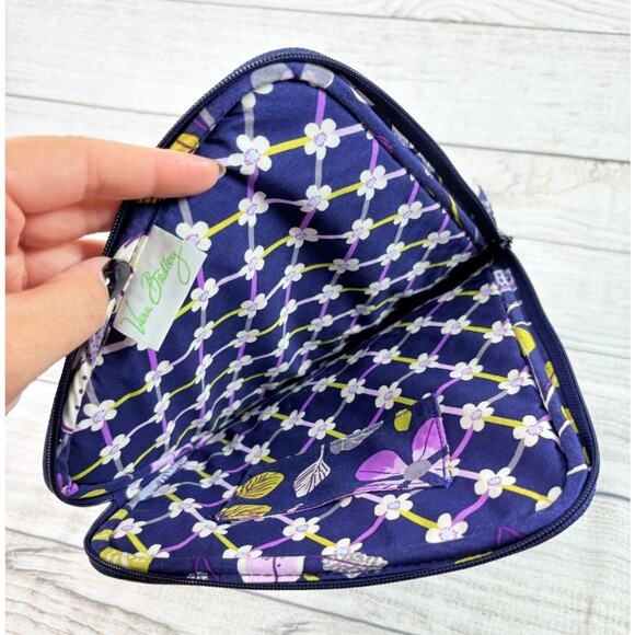 Vera Bradley E-Reader Floral Nightingal Tablet Sleeve Retired Navy Blue - Picture 5 of 6